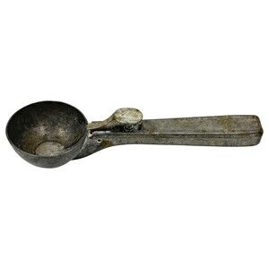 Rare Ice Cream Scoop Integrated Handle Taiwan Metal Vintage